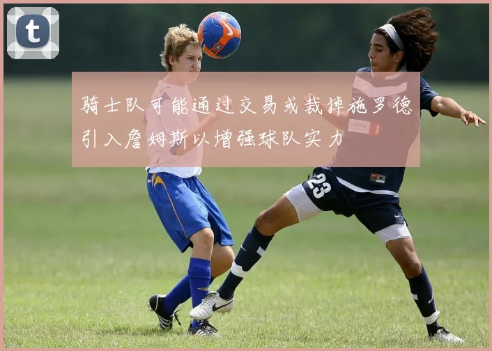 骑士队可能通过交易或裁掉施罗德引入詹姆斯以增强球队实力